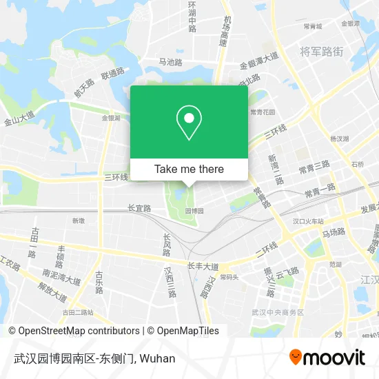 武汉园博园南区-东侧门 map