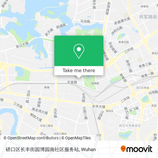 硚口区长丰街园博园南社区服务站 map