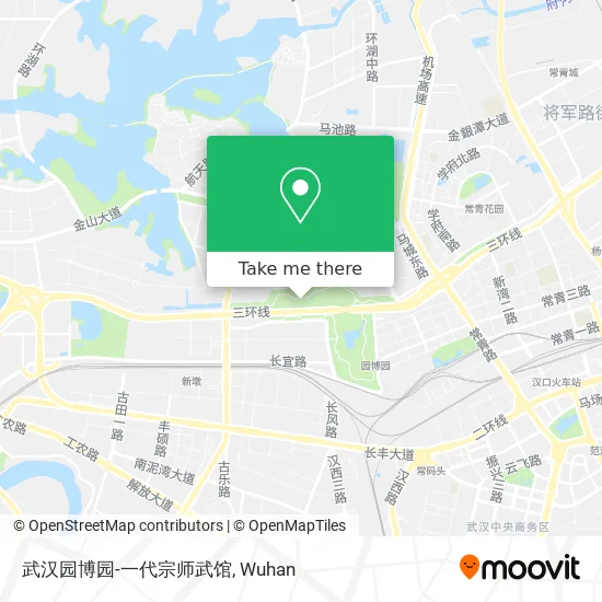 武汉园博园-一代宗师武馆 map