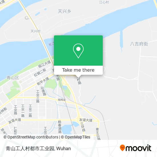 青山工人村都市工业园 map