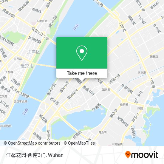 佳馨花园-西南3门 map