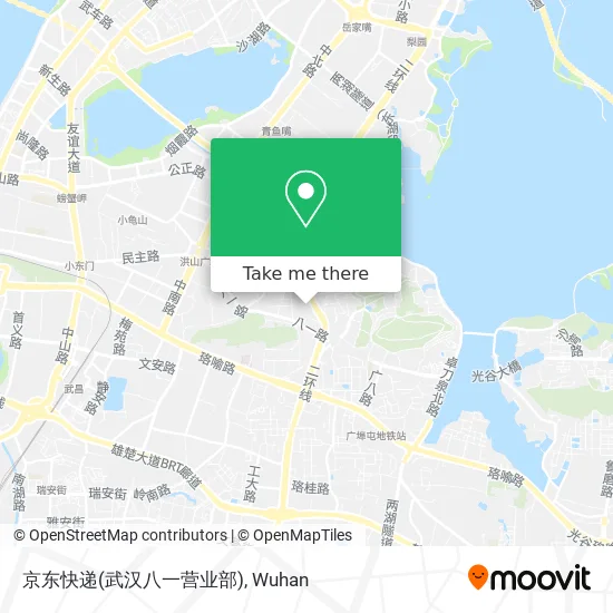 京东快递(武汉八一营业部) map