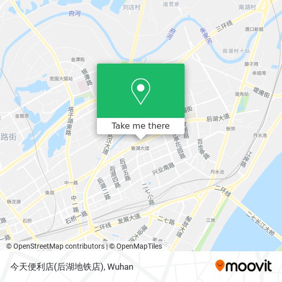 今天便利店(后湖地铁店) map