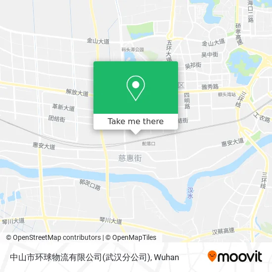 中山市环球物流有限公司(武汉分公司) map