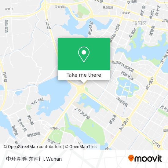 中环湖畔-东南门 map