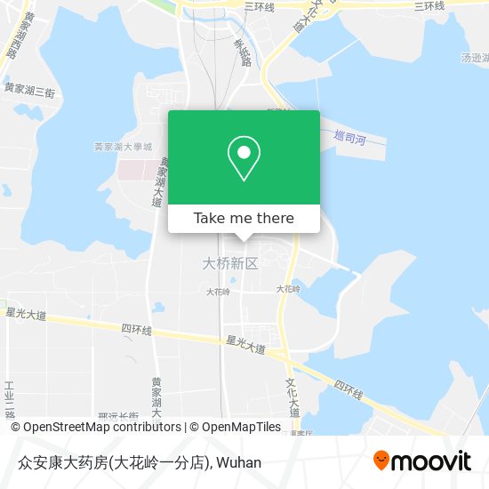 众安康大药房(大花岭一分店) map