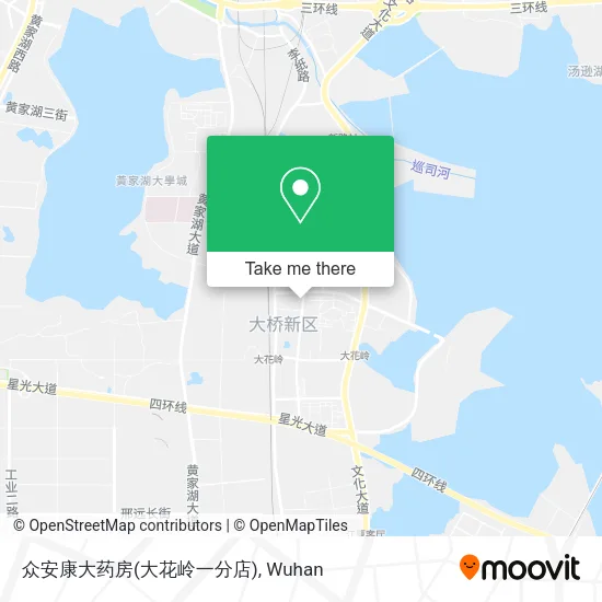 众安康大药房(大花岭一分店) map