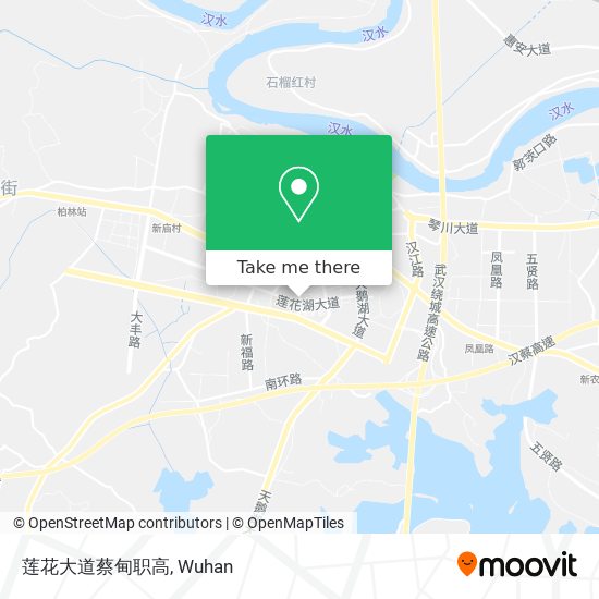 莲花大道蔡甸职高 map