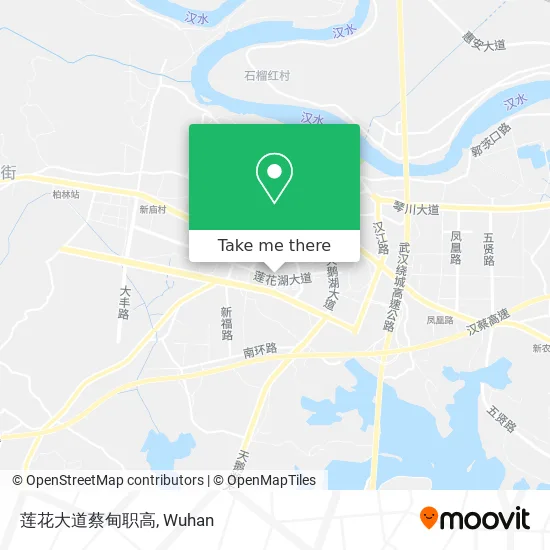 莲花大道蔡甸职高 map