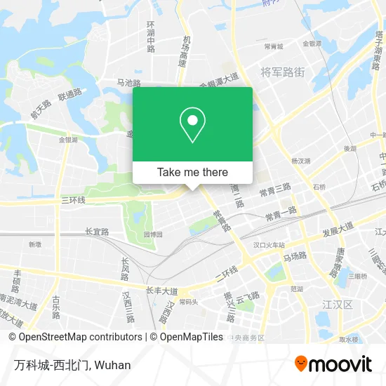 万科城-西北门 map