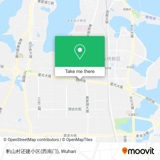 豹山村还建小区(西南门) map