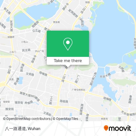 八一路通道 map