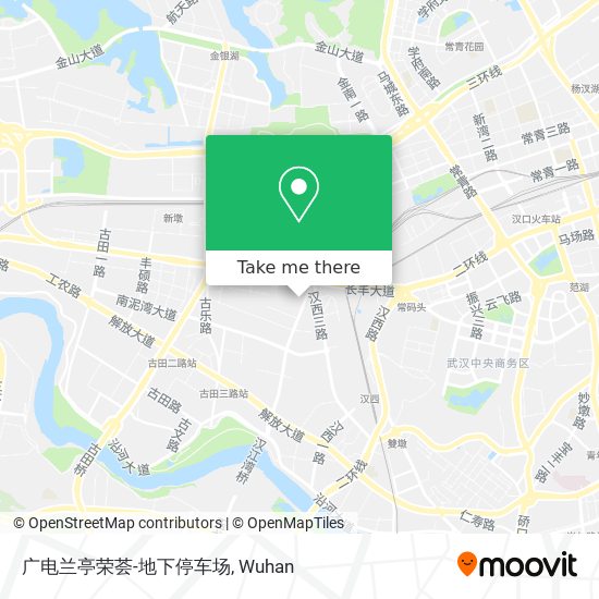 广电兰亭荣荟-地下停车场 map