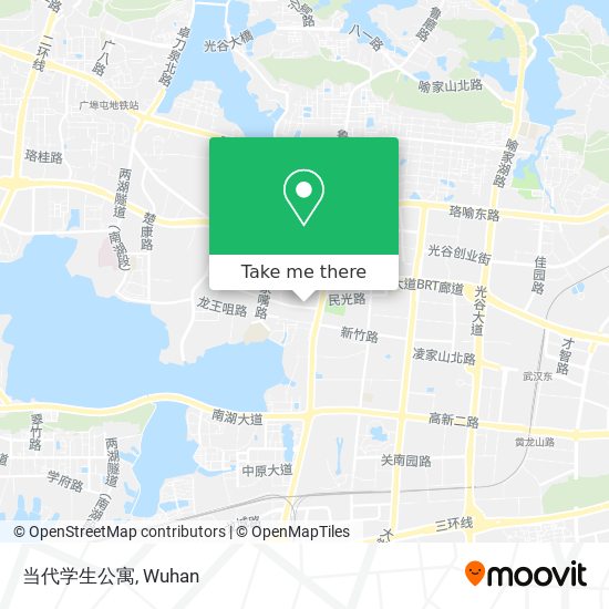 当代学生公寓 map