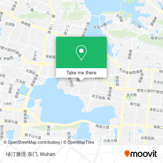 绿汀雅境-东门 map