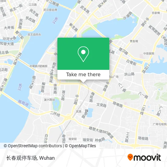 长春观停车场 map