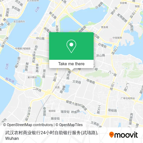 武汉农村商业银行24小时自助银行服务(武珞路) map