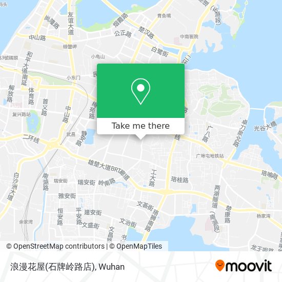 浪漫花屋(石牌岭路店) map