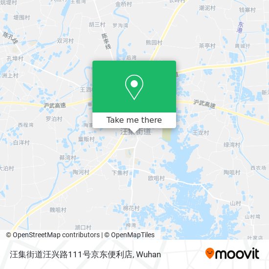 汪集街道汪兴路111号京东便利店 map