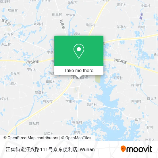 汪集街道汪兴路111号京东便利店 map