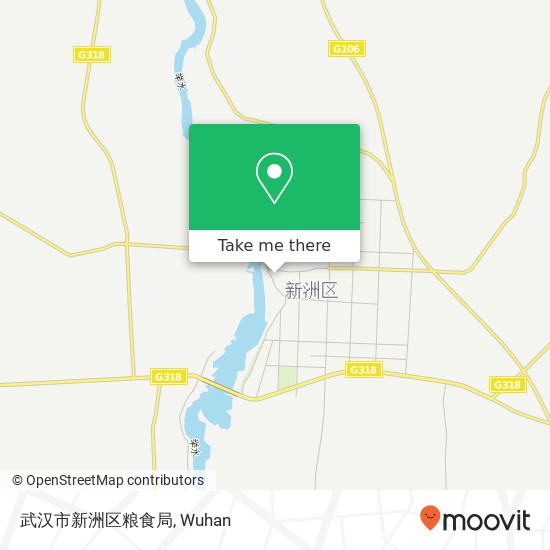 武汉市新洲区粮食局 map