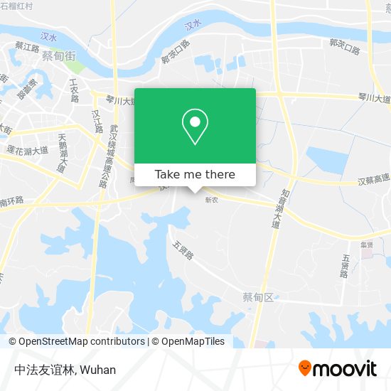 中法友谊林 map