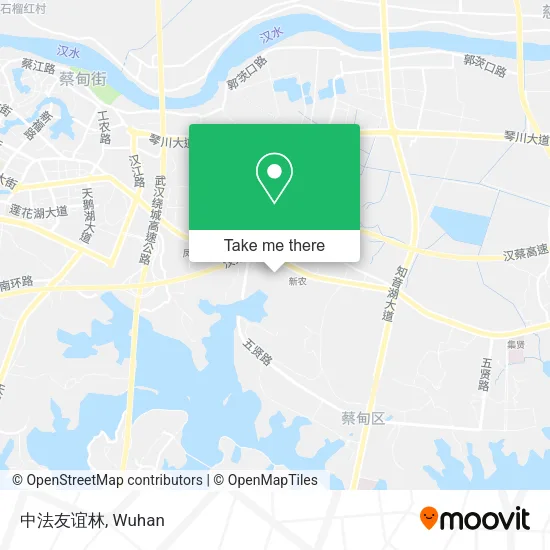 中法友谊林 map