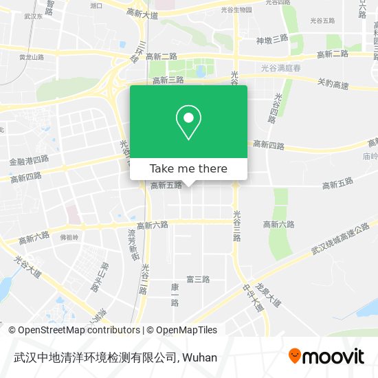 武汉中地清洋环境检测有限公司 map