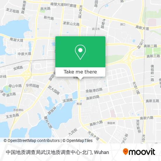 中国地质调查局武汉地质调查中心-北门 map