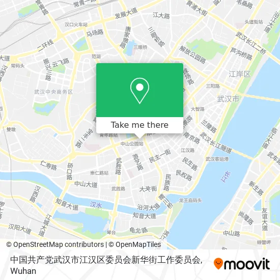 中国共产党武汉市江汉区委员会新华街工作委员会 map