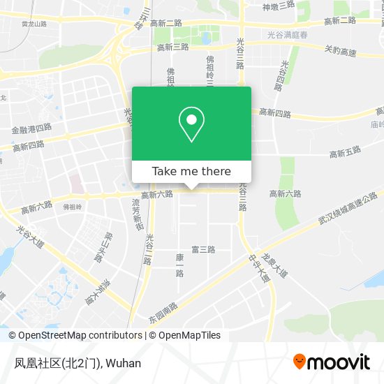 凤凰社区(北2门) map