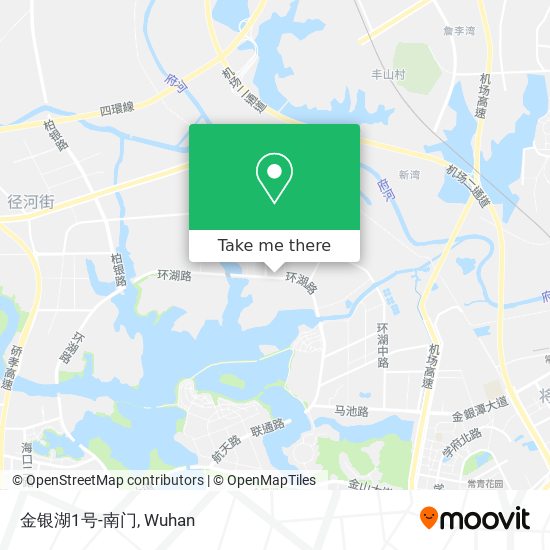 金银湖1号-南门 map