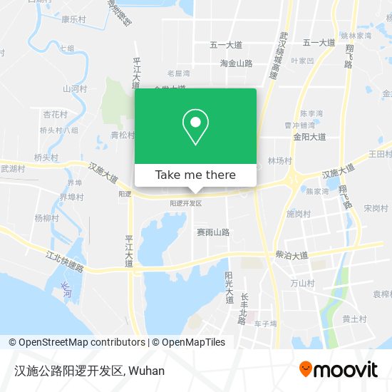 汉施公路阳逻开发区 map