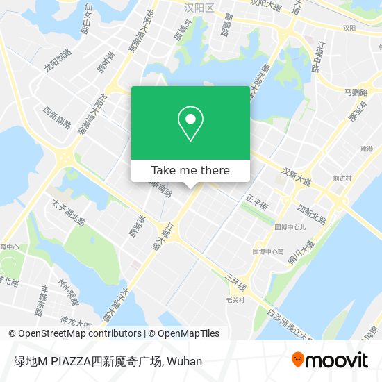绿地M PIAZZA四新魔奇广场 map