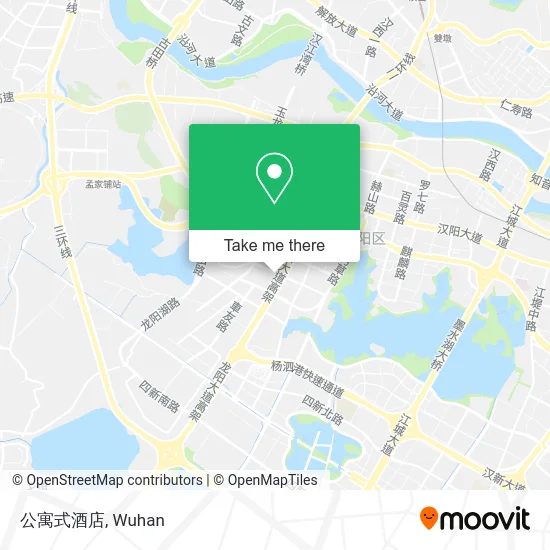 公寓式酒店 map