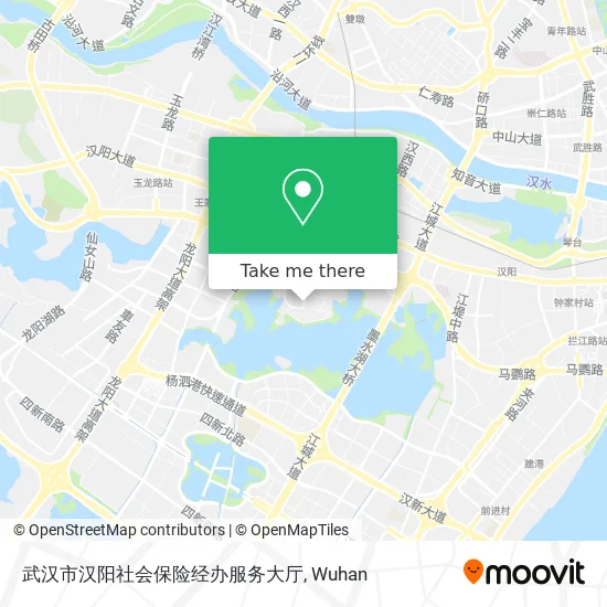 武汉市汉阳社会保险经办服务大厅 map