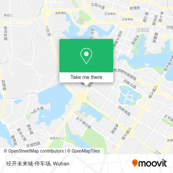 经开未来城-停车场 map