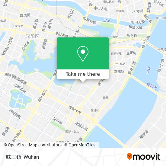 味三镇 map