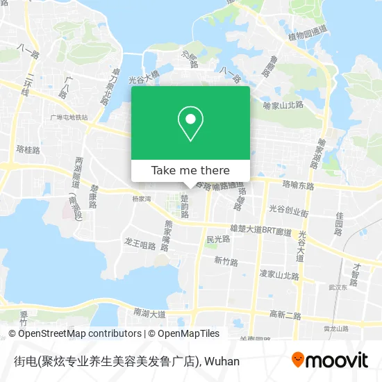 街电(聚炫专业养生美容美发鲁广店) map