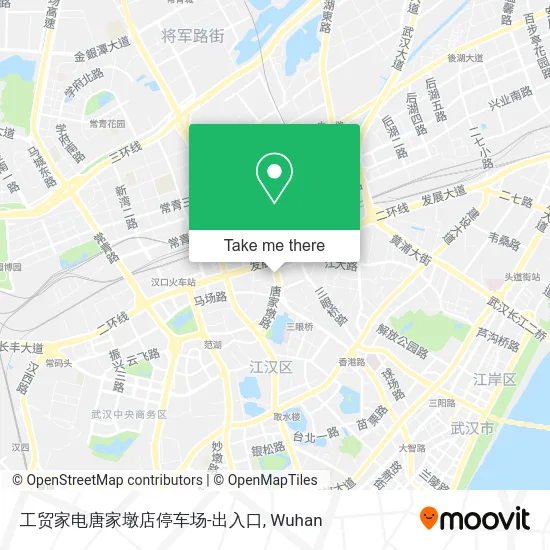 工贸家电唐家墩店停车场-出入口 map