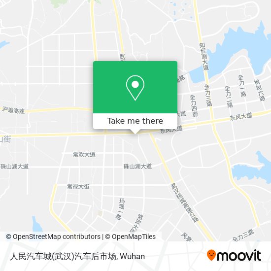 人民汽车城(武汉)汽车后市场 map