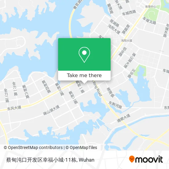 蔡甸沌口开发区幸福小城-11栋 map