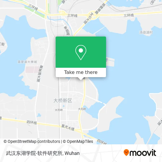 武汉东湖学院-软件研究所 map