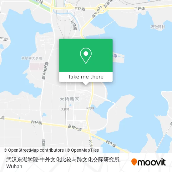 武汉东湖学院-中外文化比较与跨文化交际研究所 map