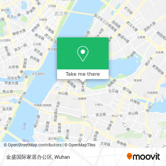 金盛国际家居办公区 map