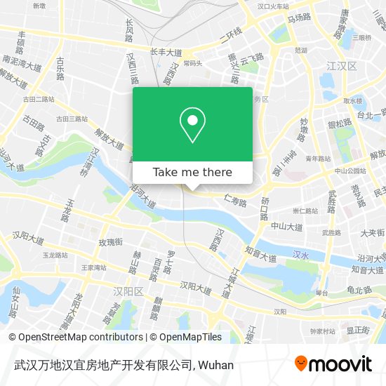 武汉万地汉宜房地产开发有限公司 map