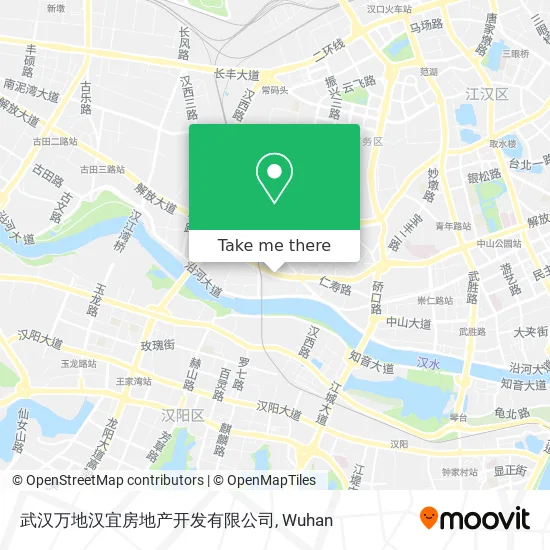 武汉万地汉宜房地产开发有限公司 map