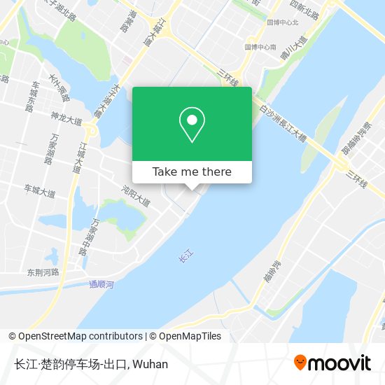 长江·楚韵停车场-出口 map