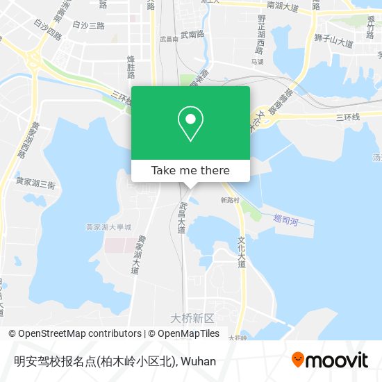 明安驾校报名点(柏木岭小区北) map
