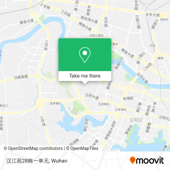 汉江苑28栋一单元 map